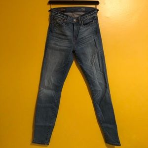 J. Crew high rise skinny jeans